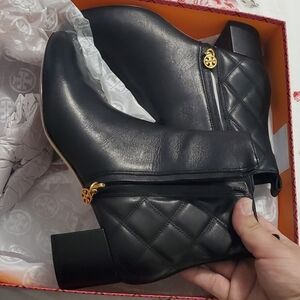 Tory Burch Quilted Booties